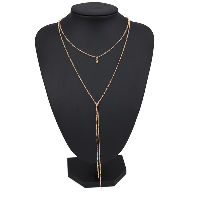 collana d'oro o argento lunga