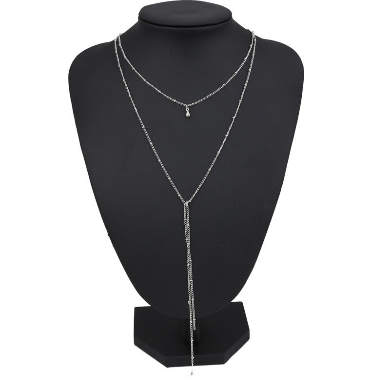 collana d'oro o argento lunga